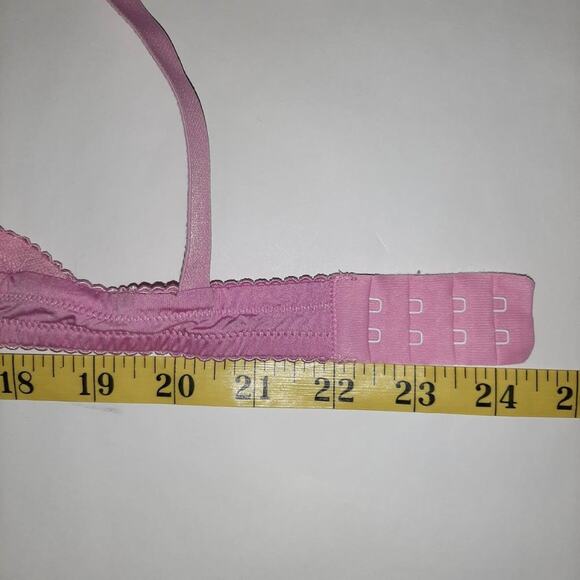NWOT Cosabella Pink Lace Triangle Bra Petite Small - Picture 10 of 11